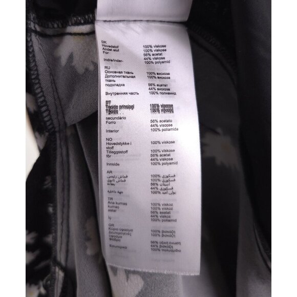 Maje Rafi Daisy Print Shirt Dress Size 1 S Womens Black Floral $445 - Picture 15 of 16